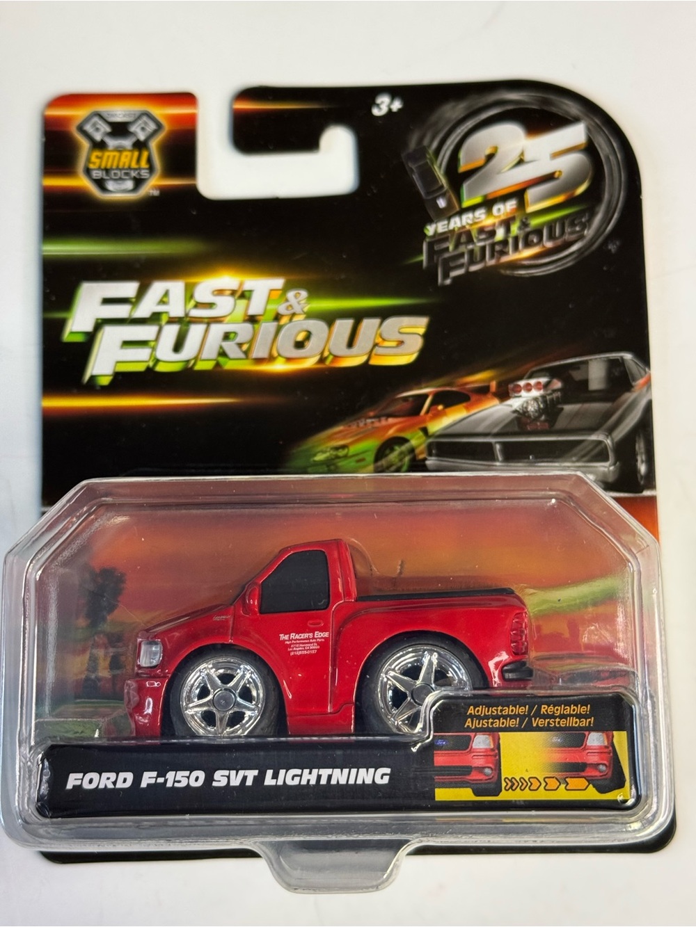 Jada SMALL BLOCKS 25 YEARS OF FAST AND FURIOUS FORD F-150 SVT LIGHTNING 1:43
